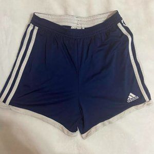Adidas Navy blue and white running short